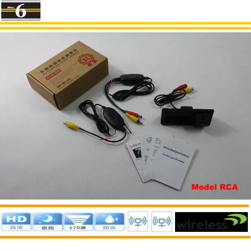 

Wireless Car Rear Camera For Audi A4L A8L 2013 2014 / Wireless Reversing Park Camera / Night Vision Trunk Handle