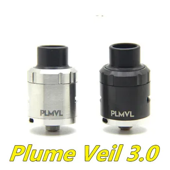 

Plume Veil 3.0 PLMVL RDA Atomizer Tank Diameter 22mm Fit 510 Mod for Electronic Cigarette Hookah