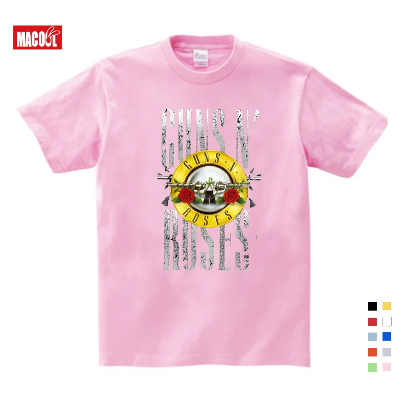 Guns N Roses T Shirt  Kid 2019 T-shirt Pure Cotton Round Neck Baby Tshirt children's Infant Toddler Costume For boy and girl