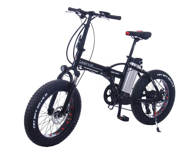 Perfect 20inch Electric Mountain Bicycle 48v350w Motor 12ah Lithium Battery Snow Electric Bike Folding Fat E-bike 17