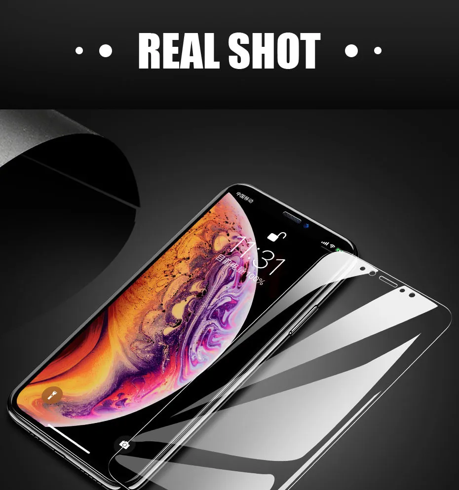 H& A 40D полное покрытие Гидрогелевая пленка для iPhone 11 Pro MAX Защита экрана для iPhone X XS MAX XR защитная пленка Solf 6S 7 8 Plus