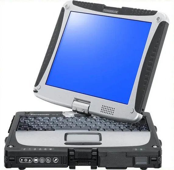 Лучшая цена хорошая производительность Toughbook CF 19 CF19 DHL CF-19 CF-19 ноутбук может работать для alldata vas5054a sd c4 инструмент