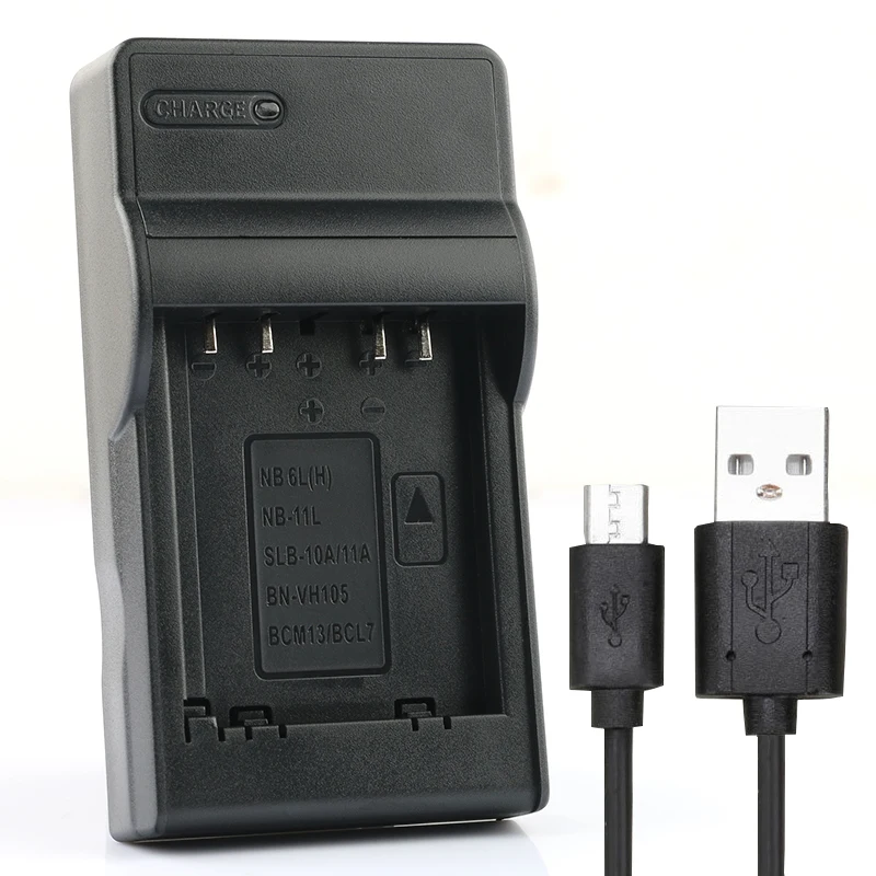 Cargador de batería para SLB-10A Samsung WB150F WB151 WB500 WB550 WB700 WB710 WB750