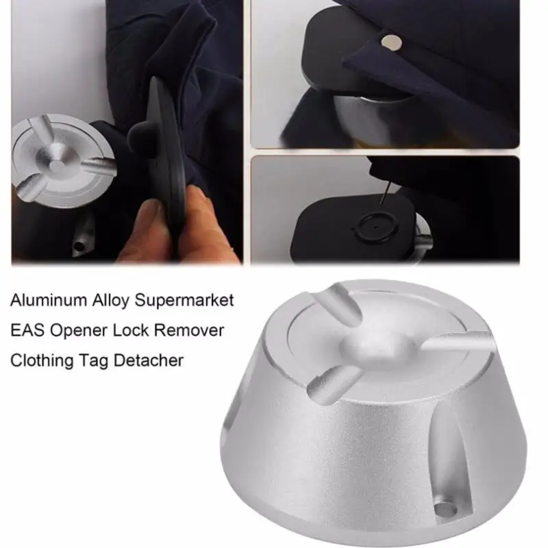 

10000 gs magnetic force Three-hole Deduction Detacher Security EAS Tag Remove Magnetic Supermarket Demagnetization Buckle