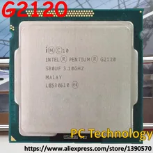 Origina Intel PENTIUM G2120 G 2120 3,1 ГГц Процессор 3M LGA1155 55W настольный двухъядерный мы отправляем заказ в течение 1 дня