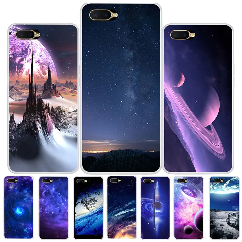 

Silicone Case on For OPPO RX17 Neo Case Space Planet Soft TPU Back Cover Phone Case For Coque OPPO RX17 Neo CPH1893 RX 17 Neo