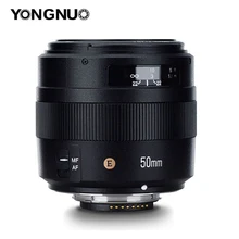 YONGNUO YN50MM F1.4N E Standard Prime Lens AF/MF for Nikon D7500 D720 D7100 D7000 D5600 D5500 D5300 D5200 D5100 D5000 D3400 etc.