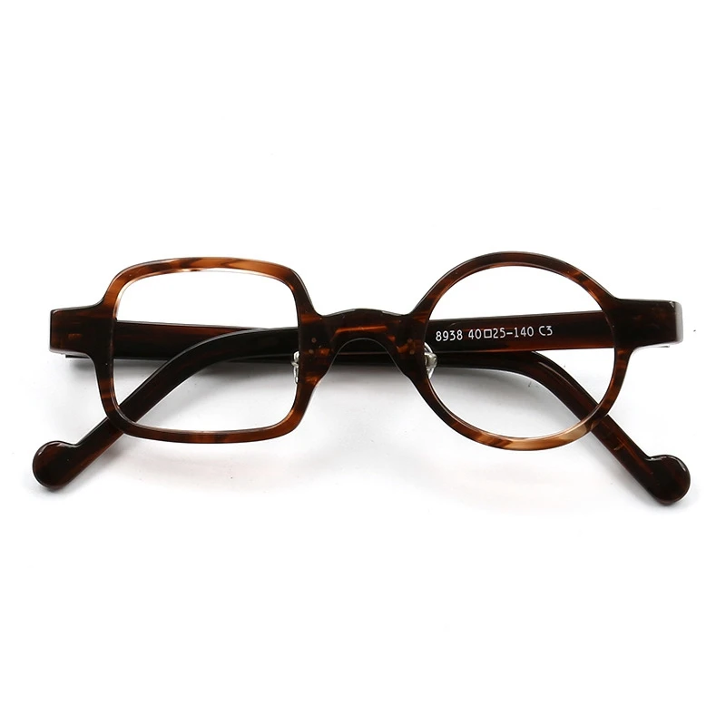 

Handmade Acetate Glasses Frame Man Women Fashion Trendy Square round Optical Glasses Frame male Spectacles Top Quality Z8938