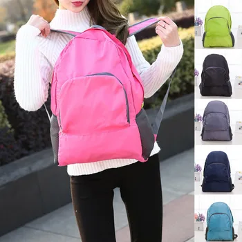 

2019 Men's Women‘s Leisure Large Capacity Waterproof Foldable Travel Backpacksmochila feminina рюкзак школьный $40
