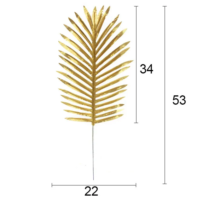 5 шт. искусственный Золотой Шелковый клинок черепаха задний лист рассеянный хвост лист свадебное украшение для дома Рождество День рождения поддельные листья