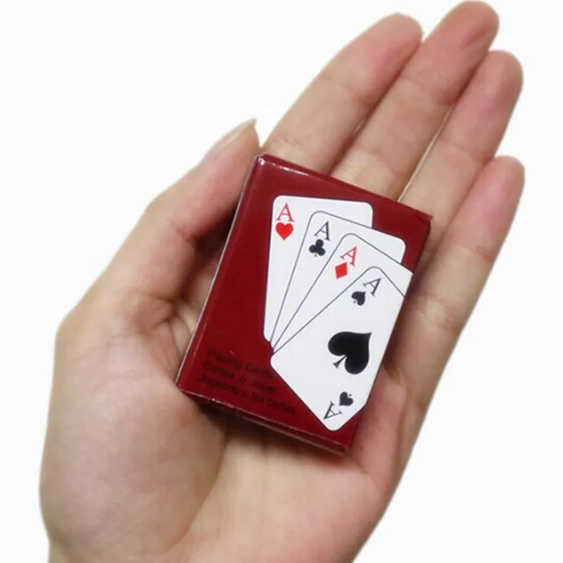 تكساس هولدم البسيطة لطيف بوكر المنزل الديكور بوكر بطاقات اللعب لعبة الإبداعية الطفل هدية في الهواء الطلق تسلق سفر اكسسوارات