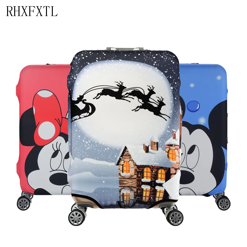 

RHXFXTL luggage cover travel accessories trolley suitcase Elasticity protective cover 18-32 inch suitcase case luggage case H28