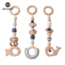 Special Price Let's Make 1set Baby Rattle Crochet Animal Wood Ring Food Grade Wooden Teether Teething Toys Play Gym Accessorie Baby Teether Special Price Let's Make 1set Baby Rattle Crochet Animal Wood Ring Food Grade Wooden Teether Teething Toys Play Gym Accessorie Baby Teether