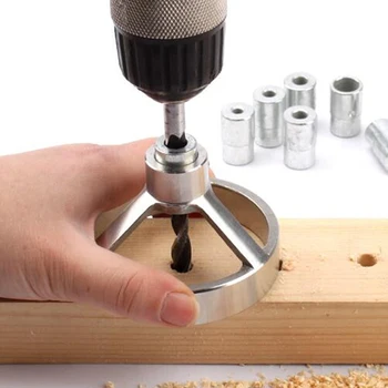 

16Pcs/Set Drill Bit Hole Puncher Locator Straight Angle Guide Doweling Jig For Carpentry Hole Puncher Tools