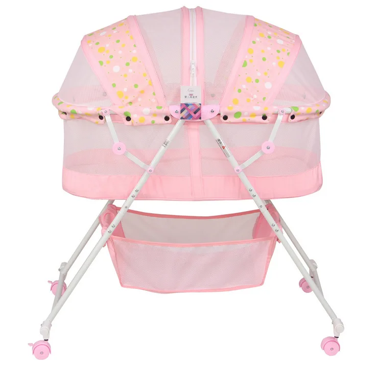 Baby Cradle Crib Baby Cradle Small Bed Folding Portable Crib With