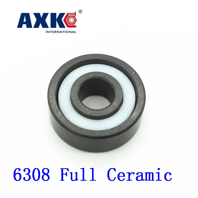 

Axk 6308 Full Ceramic Bearing ( 1 Pc ) 40*90*23 Mm Si3n4 Material 6308ce All Silicon Nitride Ceramic Ball Bearings