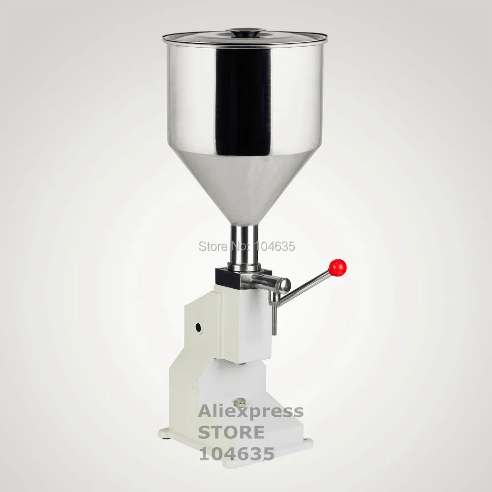 Free Shipping Manual Filling Machine(550ml) for cream best price in