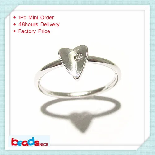 

Beadsnice ID26777 heart ring wholesale elegant trendy rings 925 silver knuckle rings