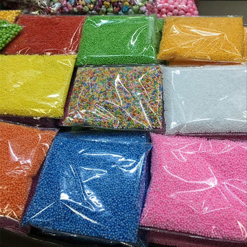 3mm Foam Balls Decorative Craft Bubble Ball Gift Box DIY Wedding/Christmas/Party Bottle Vase Decor Pillow Filler Styrofoam Ball