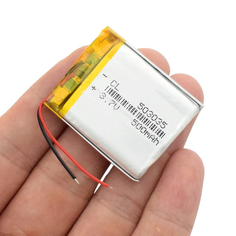 Полимерный аккумулятор 500 mah 3 7 V 503035 умные домашние колонки литий ионная батарея