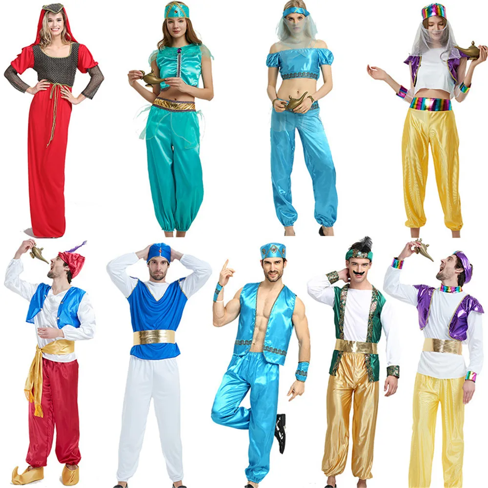 

Cosplay Halloween Carnival purim Arabian costume Carnival Party costumes adults Aladdin magic lamp Jasmine Princess uniform