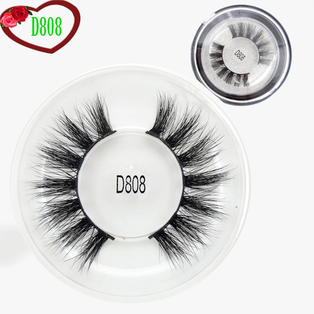 

3D Mink Eyelashes Handmade Cross Natural False Eyelash 3D Eyelash Extensions False Eyelashes Perm Kit Wimper Beauty Makeup Tools