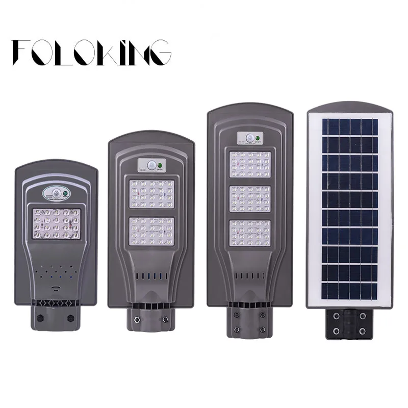 

Outdoor waterproof 20W 40W 60W Solar street light LED courtyard garden lamp wall lamp light control&radar control mode