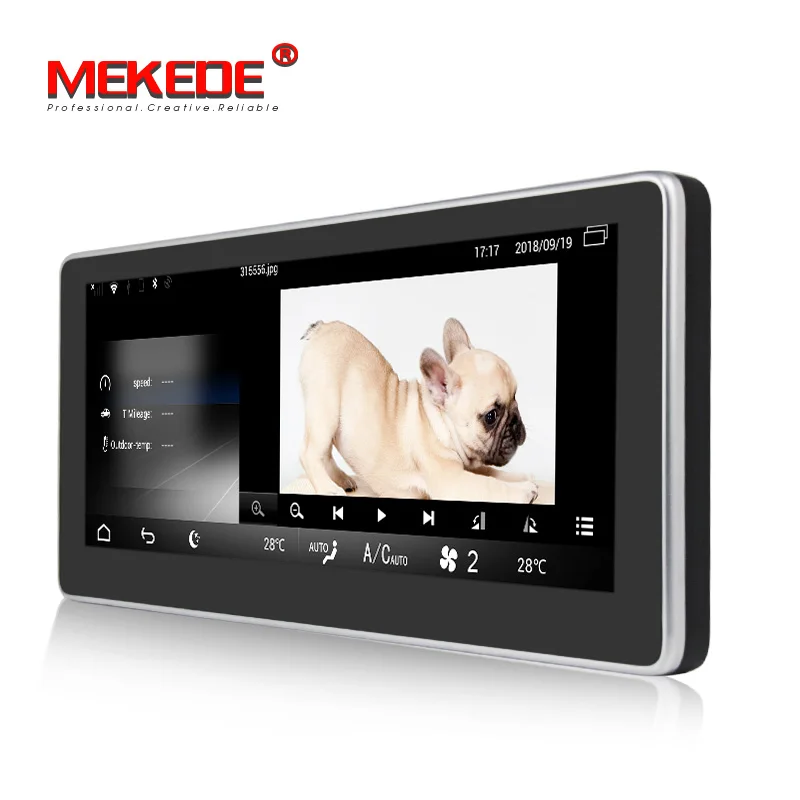 Discount MEKEDE Android7.1 4-Core CPU 3 32G Car Radio GPS Navigation DVD BT  WiFi Head Unit Screen for Mercedes Benz E-Class Coupe C207 3