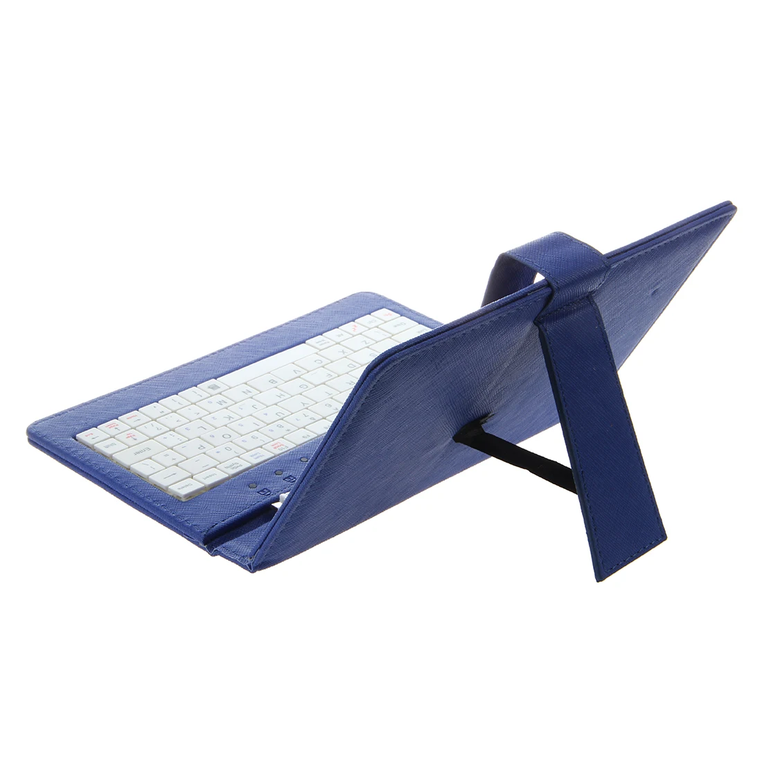 

HOT GCZW-Universal Wired Keyboard Flip Holster For Android Phone 4.2''-6.8''blue