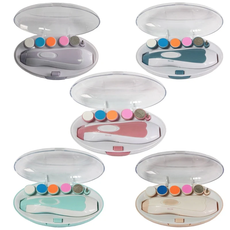 Portable Adult Baby Electric Nail Trimmer Safe Manicure Pedicure For Kids Adult Quiet Nail File Babies Nail Care