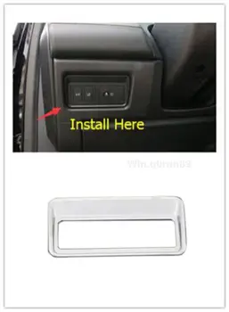 

For Land Rover Discovery Sport 2015 2016 2017 ABS Matte Interior Rear Trunk Switch Button Cover Trim 1pcs