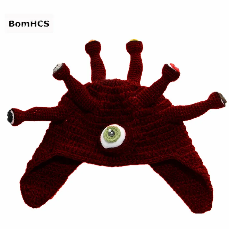 BomHCS Novetly щупальца Осьминог пират Ктулху крючком Beanie Шляпа ветер маска шапка - Цвет: NO11