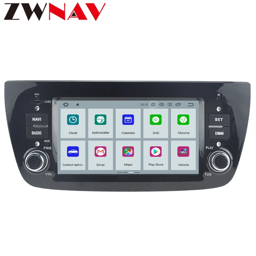 Top ZWNAV Android 9.0 Car DVD Player For FIAT DOBLO/Opel Combo/Tour 2010+ Radio Ibiza GPS Nivigation with Mirroring link RDS px5 IPS 1