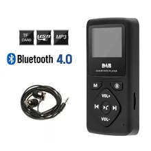 Портативный DAB-P7 Карманный РАДИОВЕЩАТЕЛЬНЫЙ приемник Мини цифровое радио FM радио станция FM стерео радио с Bluetooth ЖК-дисплеем