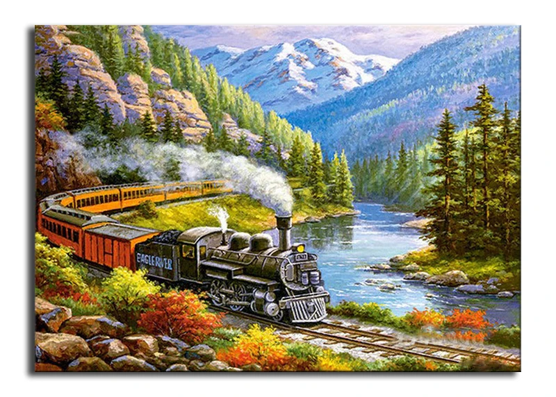 5d-Diamond-Embroidery-scenery-Diy-Diamond-Painting-Cross-Stitch-train-picture-round-Rhinestones-Pasted-Paintings-Sticker