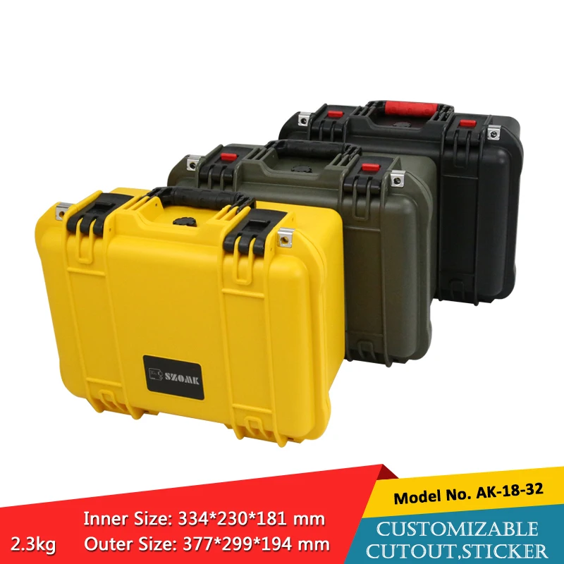 IP67 Plastic Waterproof Tool Box Transparent Hard Equipment Storage Case  (2)