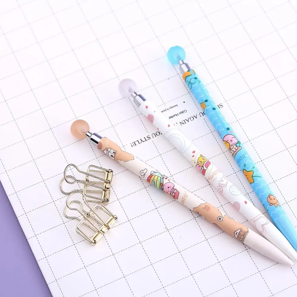 

4 pcs/lot Cartoon Animal Mechanical Pencil Cute Student Automatic Pen For Kid School Office Supply Escolar Papelaria