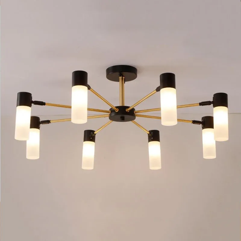 

Art studio of Entrance Led Chandeliers luminaire Lighting Nordic Postmodern Hanging hall Industrial Style Coffee bar Chandelier