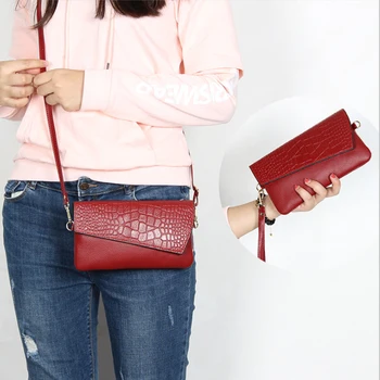 

Women Cowhide Single Bag Genuine Leather Fashion Shoulder Bag Female Messenger Bag Luxury Handbags Women Bag Designer sac a main