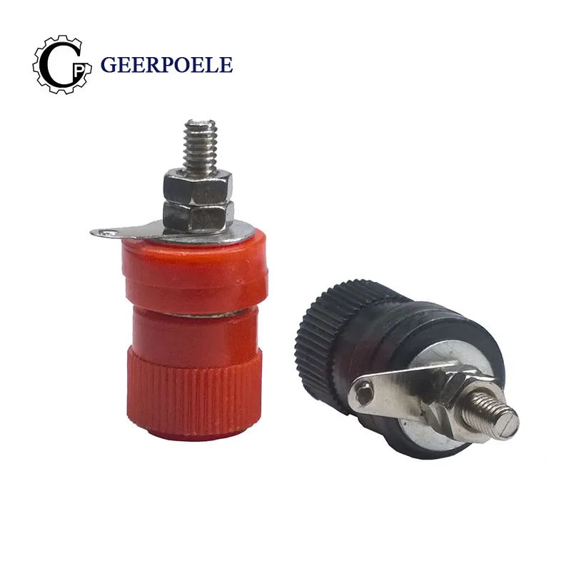 

2/4 pcs/lot 4MM JS-999B Banana Terminal Connectors Audio Horn Plug Cold Pressure Solderless Plastic