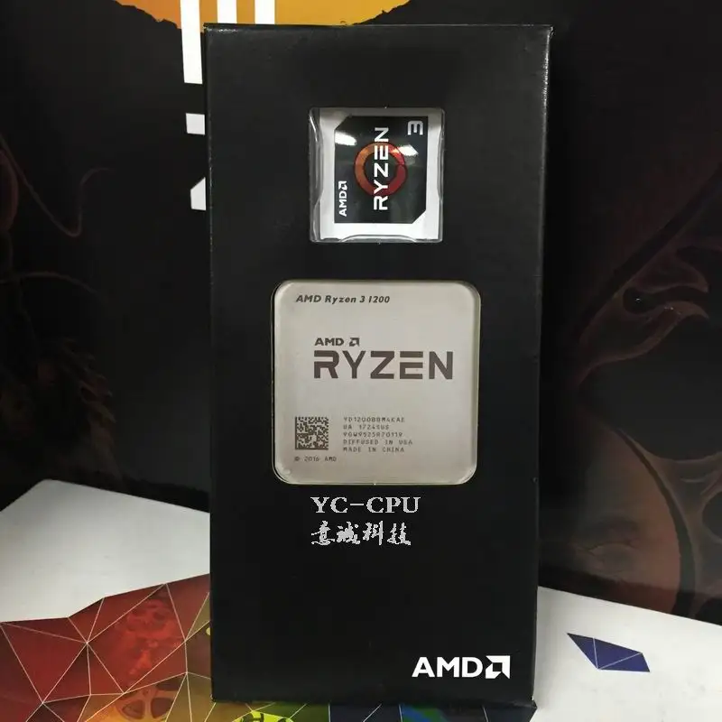 AMD Procesador De CPU AMD Ryzen 3 1200 R3 1200 Quad Core Socket AM4 3 amd-procesador-de-cpu-amd-ryzen-3-1200-r3-1200-quad-core-socket-am4-3