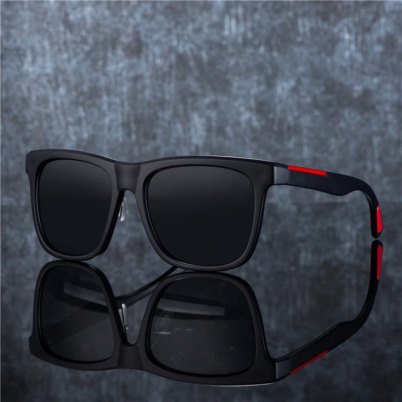Новинка, мужские солнцезащитные очки с рисунком, мужские модные очки для вождения, альпинизма, антибликовые очки, для дикой рыбалки, высокое качество, солнцезащитные очки