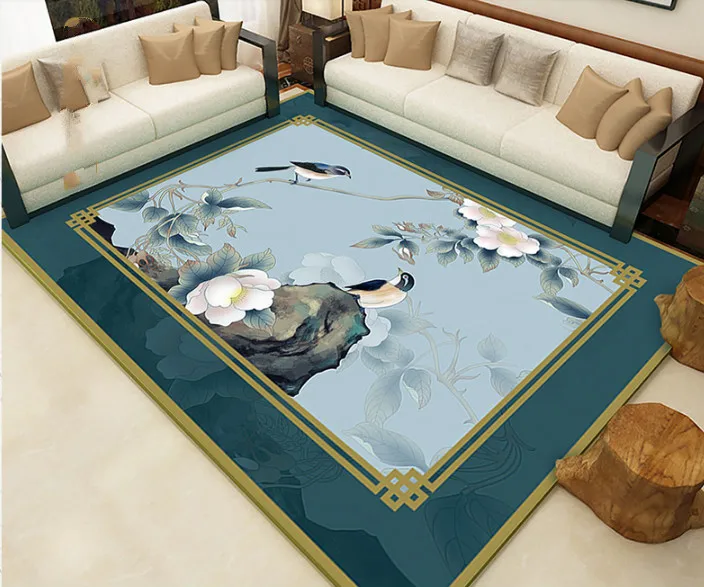 Китайский стиль ковров 6 мм 3D гостиная спальня прихожая кухня ванная комната ковер поглощает воду домашний декоративный коврик