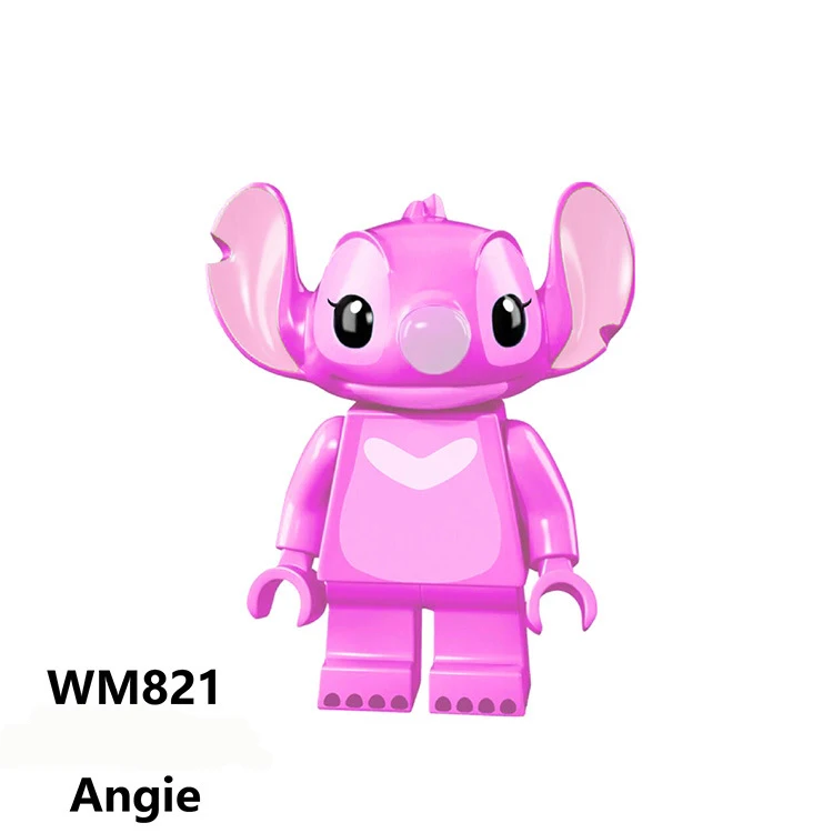 2pcs/lot Compatible Legoings Stitch Angie Figurines Building Blocks Construction Set 1pcs Stitch +1 pcs Angie Minifigs Figurens 2pcs/lot Compatible Legoings Stitch Angie Figurines Building Blocks Construction Set 1pcs Stitch +1 pcs Angie Minifigs Figurens
