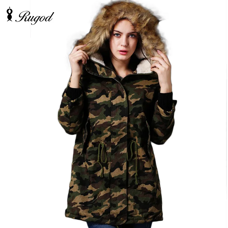 Winter Jacket Women Parka 2016 New Fashion Korean Camouflage Jackets and Coats Thick Outerwear Plus Size
