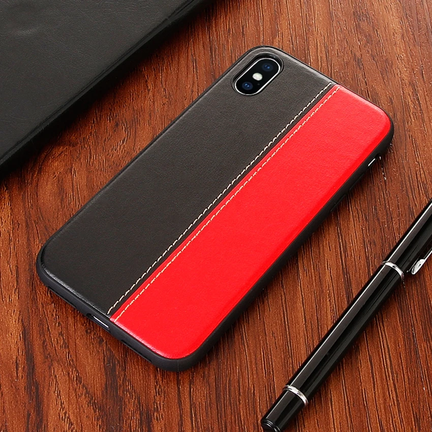 bi-color leather case (1)