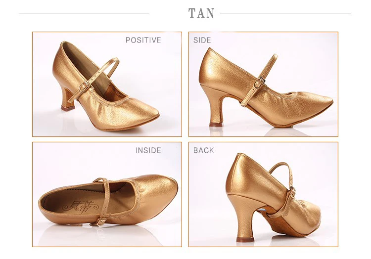 20161103_160136_081Dance shoes Women shoe Latin shoes Soft Bottom Genuine Leather Sports shoes BD 125 Modern Jazz Soft wear-resistant