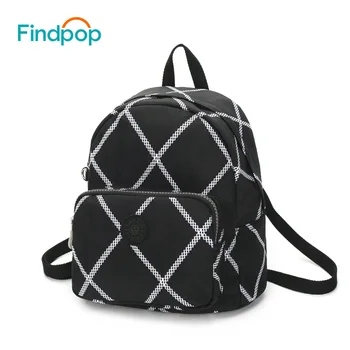 

Findpop New Women Backpack Mochila Waterproof Canvas Small Backpack Bags For Women 2018 Fashion Casual Black Mini Backpacks F41