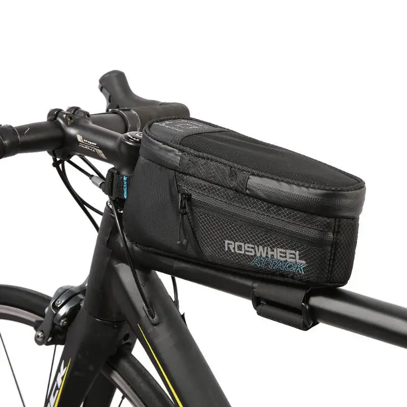 ROSWHEEL 1.5L Bicycle Front Top Tube Bag MTB Road Bike Waterproof Pouch
