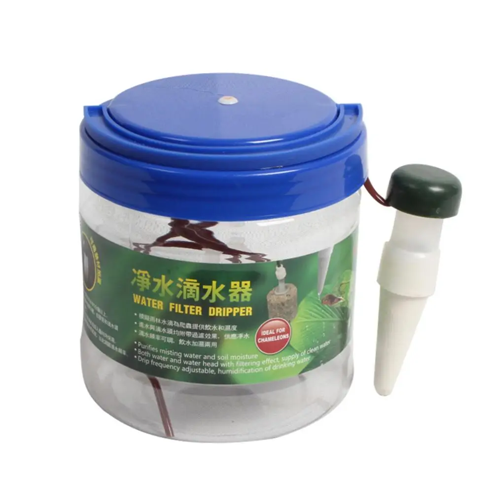 Chameleon Water Drinker Rainforest Cylinder Reptile Humidifier Flower Automatic Watering Sprinkler Dropshipping